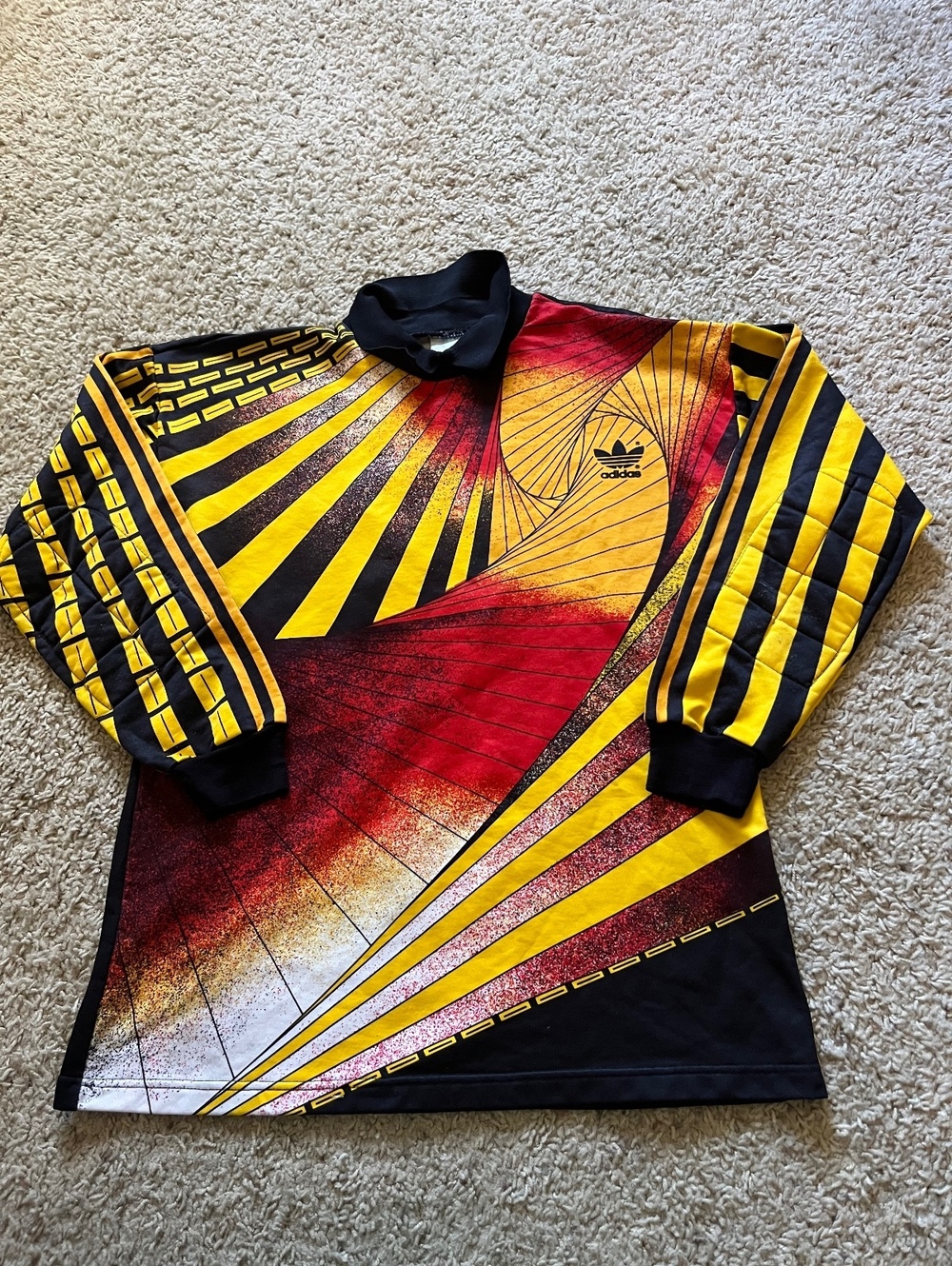 Adidas VTG 90s Germany Soccer/Football Goalkeeper Jersey